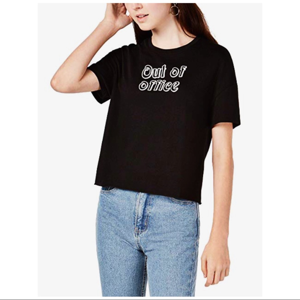 CARBON COPY | CROPPED GRAPHIC TEE